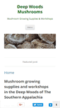 Mobile Screenshot of deepwoodsmushrooms.net